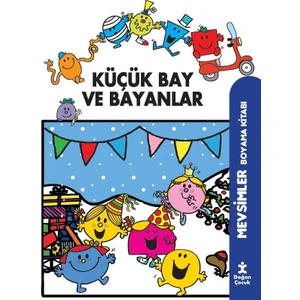 Küçük Bay ve Bayanlar Mevsimler Boyama Kitabı