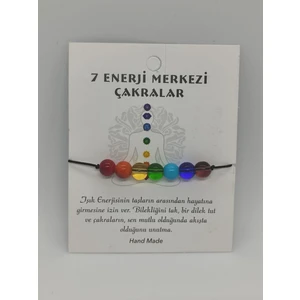 7 Çakra Doğal Taş Bileklik Yedi Enerji Merkezi Çakralar