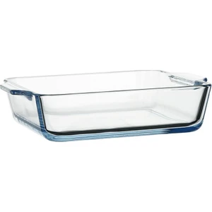 Three Beans 2000ML Mikrodalga Fırın Cam Pişirme Tavası Fırın Pişirme Çanası Batı Gıda Biftek Pan Mutfak Pişirme Yemekleri ve tavalar Snacks Maker | Kaseler (Yurt Dışından)