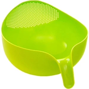 Three Beans Yıkama Sebze Meyve Kevgir Pirinç Boşaltma Sepeti Kolları ile Lavabo Drenaj Mutfak Çay Süzgeci Ev Depolama Drenaj | Çanta ve sepet (Yurt Dışından)