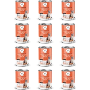 Chef's Choice Tahılsız Somon Balıklı Ezme Kedi Konservesi 400 gr x 12 Adet
