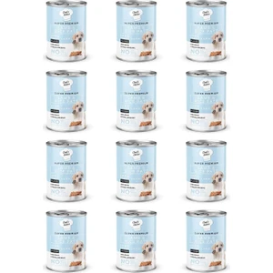 Chef's Choice Tahılsız Kuzu Etli ve Pirinçli Ezme Yavru Köpek Konservesi 400 gr x 12 Adet