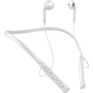 Asılı Boyun Kablosuz Bluetooth Kulaklık Boyun Bandı Kulaklık Spor Spor Salonu Beyaz (Yurt Dışından)