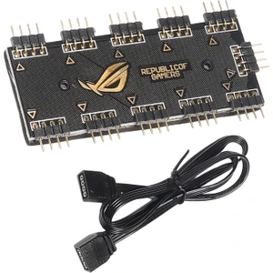 Bilgisayar Fan Rgb Hub Bilgisayar Rgb Hub Rgb Pc Bilgisayar Için Rgb LED Splitter Hub 12 V (Yurt Dışından)