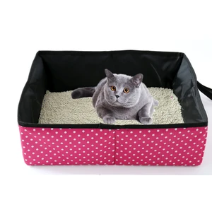 Three Beans Katlanabilir Çöp Kutusu, Taşınabilir Kedi Tuvalet, Katlanır Kedi Poop Pot, Kedi Lazımlık, Pet Kedi Malzemeleri (Yurt Dışından)