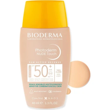 Bioderma Photoderm Nude Touch SPF50+ Very Light 40