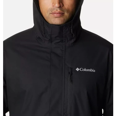 Mens black columbia rain 2024 jacket