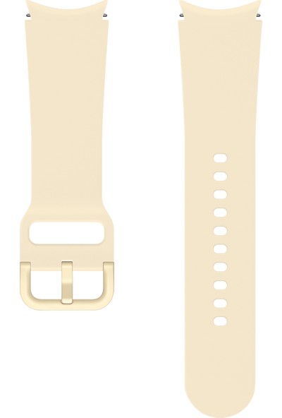 Samsung Galaxy Watch4 & Watch5 Spor Kordon (20MM, M/l) - Bej