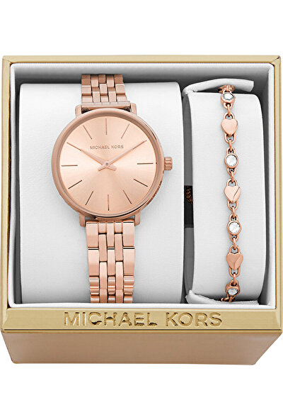 Michael Kors MK4496 Kadın Set Kol Saati ve Bileklik