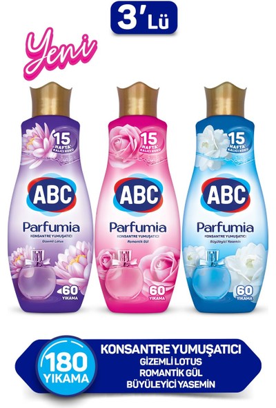 Abc Konsantre Yumuşatıcı 3'lü Karma Set