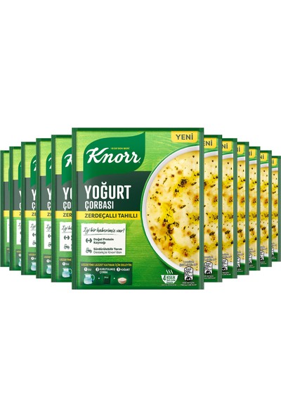Knorr Çorba Zerdeçallı Tahıllı Yoğurt Çorb 70 gr X12