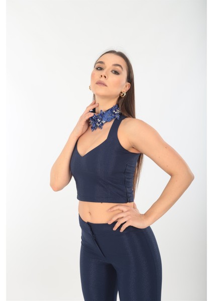 Mavi Alt-Üst Takım Elbise