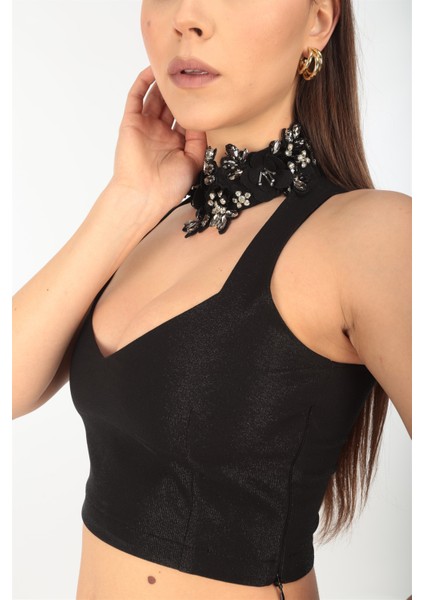 Siyah Krep Alt-Üst Takım Elbise modelleri