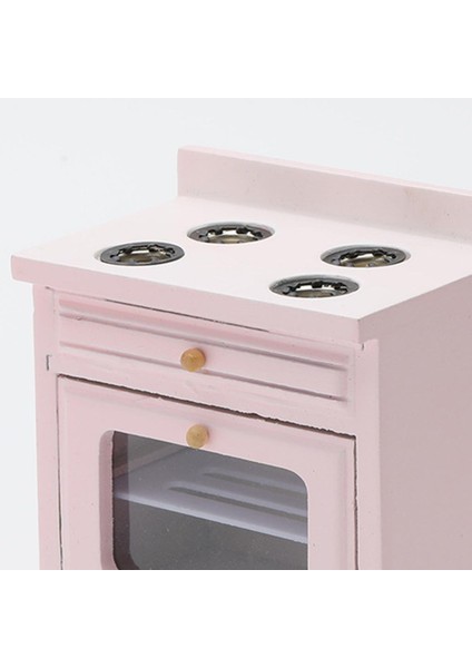 Ahşap Modern Mobilya Mutfak Soba Ünitesi Mobilya Seti 1/12 Bebek Evi Pembe Için (Yurt Dışından) fırsatları