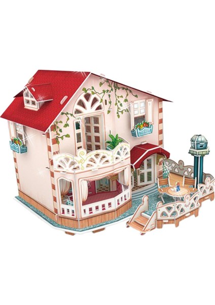 Modern Loft Dubleks Daire Avrupa Tarzı Dollhouse Minyatür Dıy Ev (Yurt Dışından)