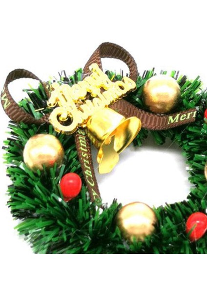 1:12 Ölçekli Bebek Evi Minyatür Noel Çelenk Dekore El Yapımı Garland (Yurt Dışından) indirimleri