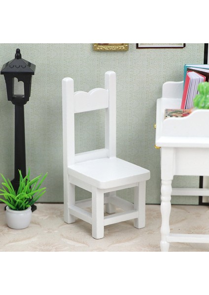 1/12 Ölçekli Dollhouse Mobilya Sandalye Ev Çıkarcılığı Mutfak Dekorasyon Için Dıy (Yurt Dışından) modelleri
