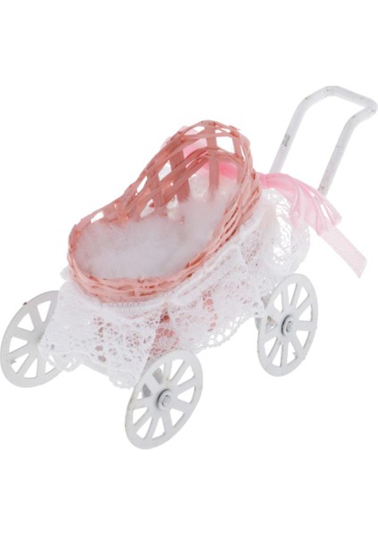 1:12 Dollhouse Minyatür Bebek Bebek Arabası Arabası Ile Dantel Odası Aksesuarı (Yurt Dışından) fırsatları