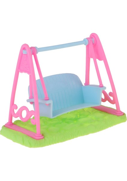 1/12 Dollhouse Minyatür Mobilya Bahçe Salıncak Sandalye Yaşam Sahneleri Dekorasyon (Yurt Dışından)