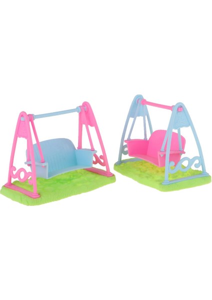 1/12 Dollhouse Minyatür Mobilya Bahçe Salıncak Sandalye Yaşam Sahneleri Dekorasyon (Yurt Dışından) indirimleri