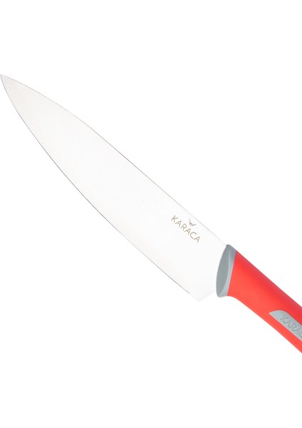 Shen 20 cm Kırmızı Şef Bıçağı