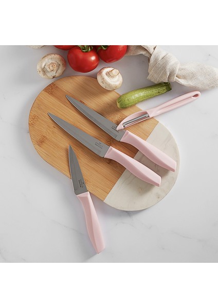 Peel Pink 4 Parça Bıçak Seti