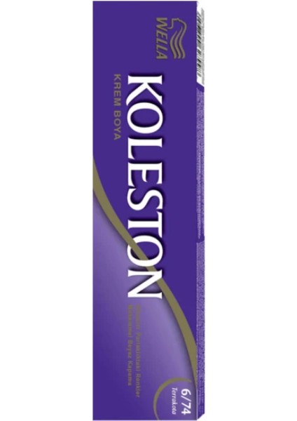 Koleston Koleston Koleston Tüp Boya 6/74 Terrakota