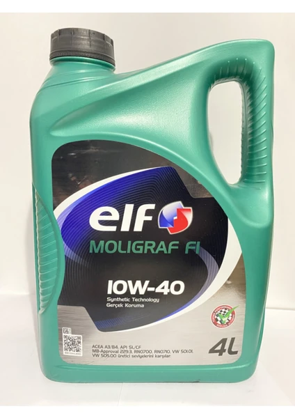 Moligraf 10W-40 4 Litre ( Üretim Ylı: 2021 )