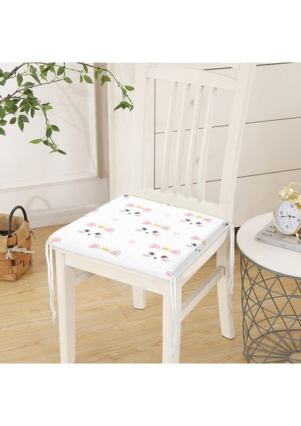 Dekoratif Kare Sandalye Minderi 40x40cm Fermuarlı