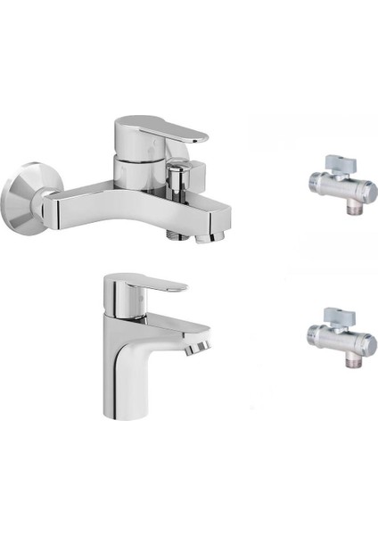 Win S Banyo Batarya Seti ve Gms Filtreli Taharet Ara Musluk 2 Adet