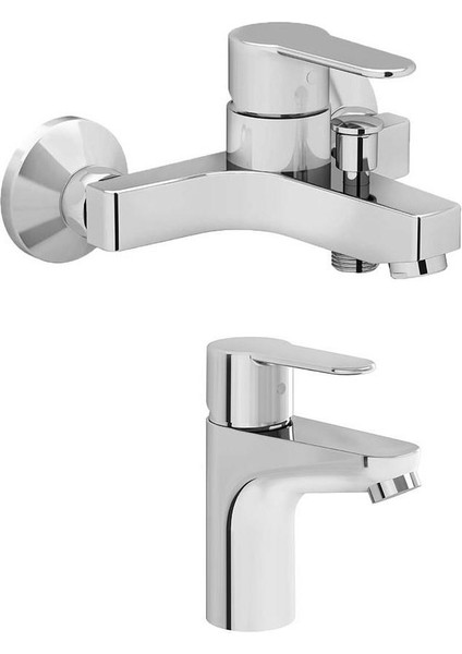Win S Lavabo Musluk ve Banyo Batarya Seti