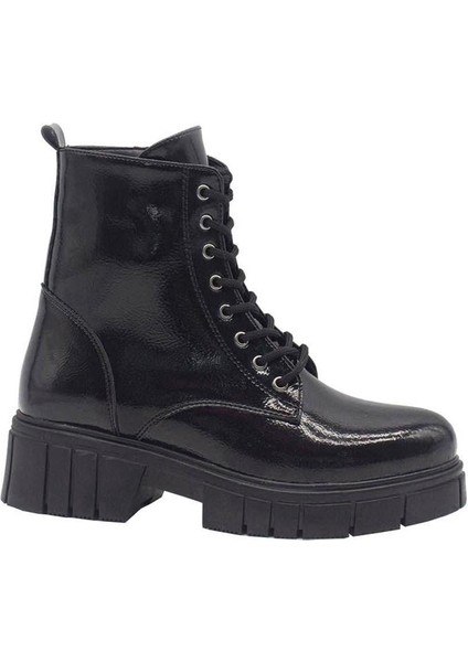 Kadın Kırışık Rugan Fermuarlı Bağcıklı Bot fiyatları