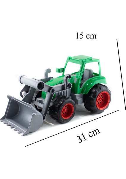 Oyuncak Traktör Kepçeli Römork Set 45 cm modelleri