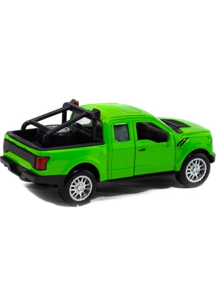 Metal Ford Ranger Pikap Çek Bırak Işıklı Yeşil 12 cm fırsatları