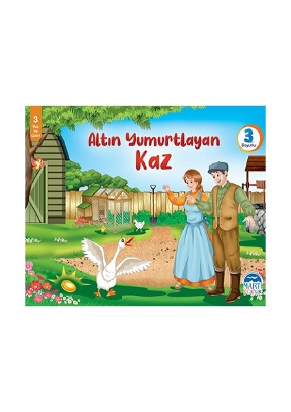 Altın Yumurtlayan Kaz (3 Boyutlu)