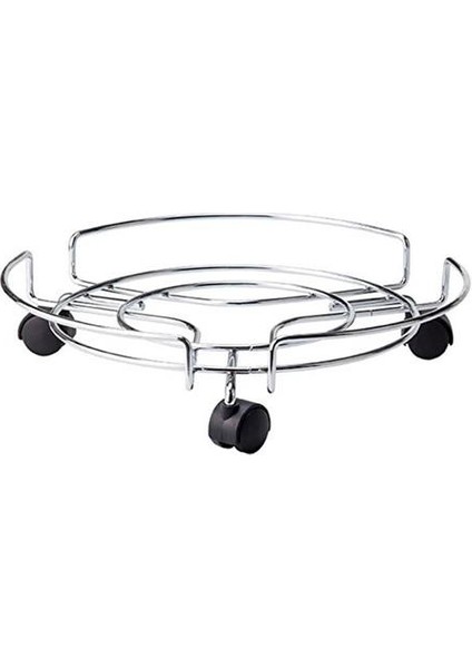 6 Adet Tekerlekli Saksı Altlığı 425264