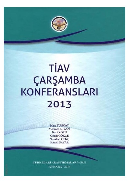 Çarşamba Konferansları – 2013 - Selim Çapar