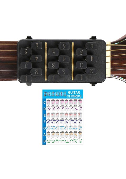Gitar Öğretim Yardımı ile / Gitar Akor Poster Aksesuarları 38/41 Inç Gitar Için (Yurt Dışından) modelleri