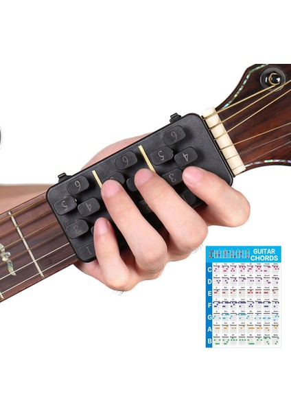 Gitar Öğretim Yardımı ile / Gitar Akor Poster Aksesuarları 38/41 Inç Gitar Için (Yurt Dışından) fırsatları