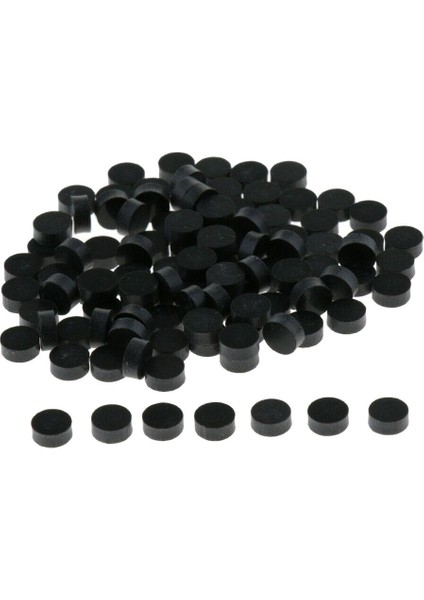 100 Adet / Paket Akrilik 6.0mm Gitar Klavye Nokta Kakma Noktalar Pozisyon Işaretçileri Siyah (Yurt Dışından)