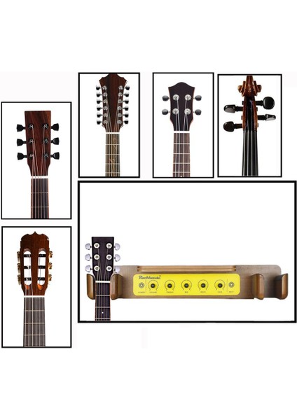 Ahşap 2 Gitar Askı Duvara Dağı Gitar Bas Gitar Için Gitar Kanca Standı (Yurt Dışından) fiyatları