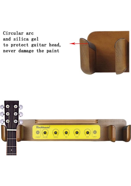 Ahşap 2 Gitar Askı Duvara Dağı Gitar Bas Gitar Için Gitar Kanca Standı (Yurt Dışından) modelleri