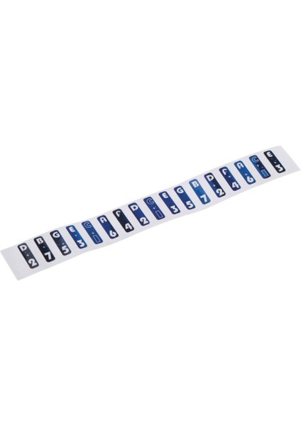 17-Key Kalimba Ölçekli Not Logo Sticker Parmak Müzik Parçaları Erişim Çocuklar (Yurt Dışından)