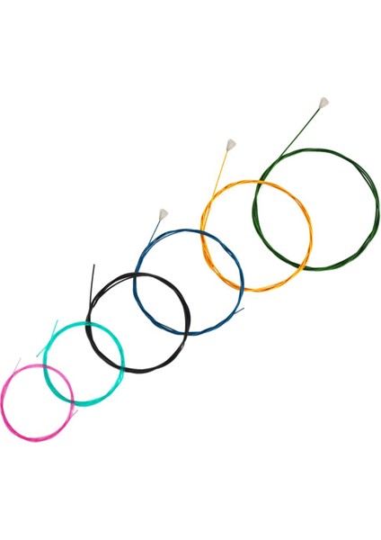 Çok Renkli Naylon Klasik Gitar Dizeleri Set 6 Dize Gitar, 6 Adet (Yurt Dışından)