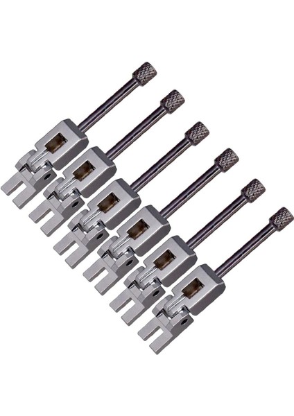 6 Adet Set Çinko Alaşım Tremolo Köprü Eyer Elektrik Gitar Gümüş Için (Yurt Dışından) fiyatları