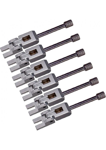 6 Adet Set Çinko Alaşım Tremolo Köprü Eyer Elektrik Gitar Gümüş Için (Yurt Dışından) indirimleri