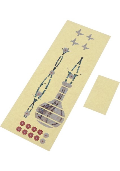 Ukulele Çıkartmaları Dekoratif Klavye Ahşap Gitar Çıkartması Haritası Sticker-Vase (Yurt Dışından) fiyatları