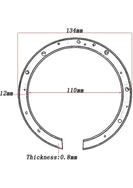 Gitar Ses Delik Kakma Çıkartmaları Akustik Gitar Değiştirmeleri Için 110MM Dia (Yurt Dışından) fiyatları