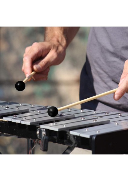 2 Adet Glockenspiel Ksilofon Marimba Drummer Sahne Accs Için Bilmen Sopa (Yurt Dışından) fiyatları