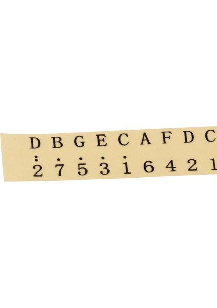 Kalimba Thumb Piano Not Etiket Acemi Müzikal Performans Için 12X1.5 cm (Yurt Dışından) modelleri